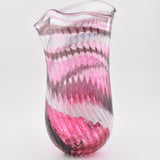Pink, White and Black Freeform  "Demo" Vase xxxvii