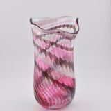 Pink, White and Black Freeform  "Demo" Vase xxxvii