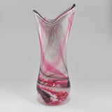 Pink, Black and White freeform  "Demo" Vase ix