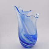 Blue & White Freeform  "Demo" Vase xxx