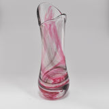 Pink, Black and White freeform  "Demo" Vase ix