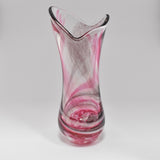Pink, Black and White freeform  "Demo" Vase ix