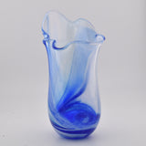 Blue & White Freeform  "Demo" Vase xxx