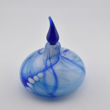 Blue and White Stoppered Flask (slight second)
