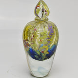 "English Country Garden" Scent Bottle with Heavy Clear Glass Base ii