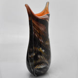 Black and Orange "Cuckoo" Vase