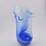 Blue & White Freeform  "Demo" Vase xxx