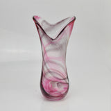 Pink, Black and White freeform  "Demo" Vase vi