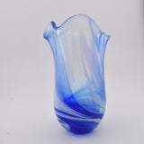 Blue & White Freeform  "Demo" Vase xxx