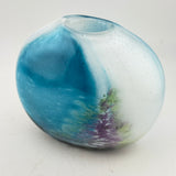 “A Friendly Door" Oval Vase