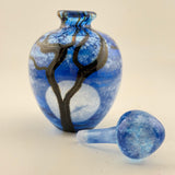 Blue Supermoon Scent Bottle Ginger Jar Shape