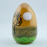 Rosy Super Moon Egg Shaped Paperweight