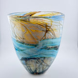 “ Krizna Jama" Open, Oval Vase