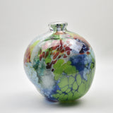 "Herbaceous" Oval Asymmetric Flask