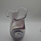 Grey and White Freeform  "Demo" Vase