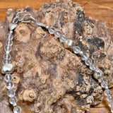 Glass Bead and Silver Necklace xiv