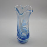 Blue, Turquoise and White Freeform "Demo" Vase xxii