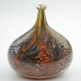 "Seaweed" oval flask