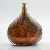 "Seaweed" oval flask