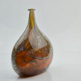 "Seaweed" oval flask