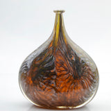 "Seaweed" oval flask