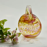 "Wind-blown" Oval Flask