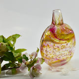 "Wind-blown" Oval Flask