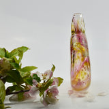 "Wind-blown" Oval Flask