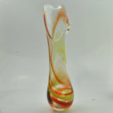 Tall Red, Green and Black Freeform  "Demo" Vase