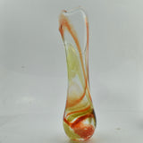 Tall Red, Green and Black Freeform  "Demo" Vase