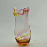Pink and Yellow Freeform  "Demo" Vase
