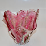 Soft Coral Freeform Open Bowl