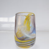 Purple, Yellow & White  "Demo" Vase