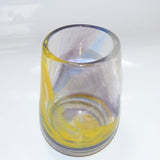 Purple, Yellow & White  "Demo" Vase