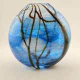 Blue Supermoon Oval Vase iv