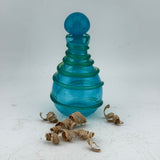 Turquoise and Green Spiral Scent Bottle