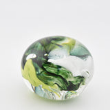 Green and White "Demo" Paperweight iv