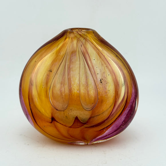 Pumpkin Oval “Tear” Vase