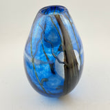 Blue Supermoon Oval Vase i