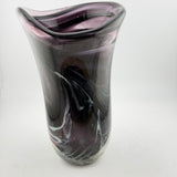 Bit of a lump! Black, White and red vase (second)