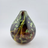 “Climber” Black and Green bud vase