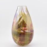 Pink and Dusky Green Teardrop Shaped Vase ii