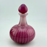 Pink Striped Scent Bottle