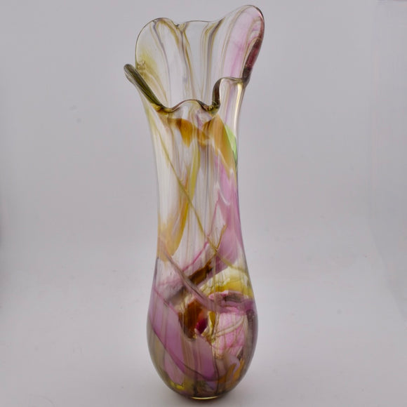 Freeform Gorse and Heather Vase