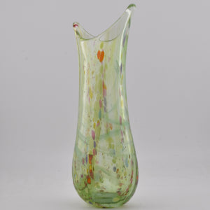 Jade Green Blossom Fishtail Vase