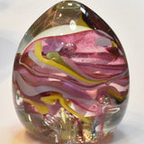 Pink  "Gorse and Heather" Paperweight