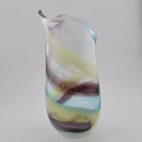 Black, Green, Jade and White  "Demo" Vase (with a sneaky little bit of lilac!)  xxxx