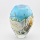 Underwater "Octopus Journey"  Ginger Jar Shaped Vase