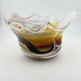 Amber, Black and White Journey “Splash” Bowl (Second)