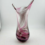 Ruby and Charcoal Freeform  "Demo" Vase lxii